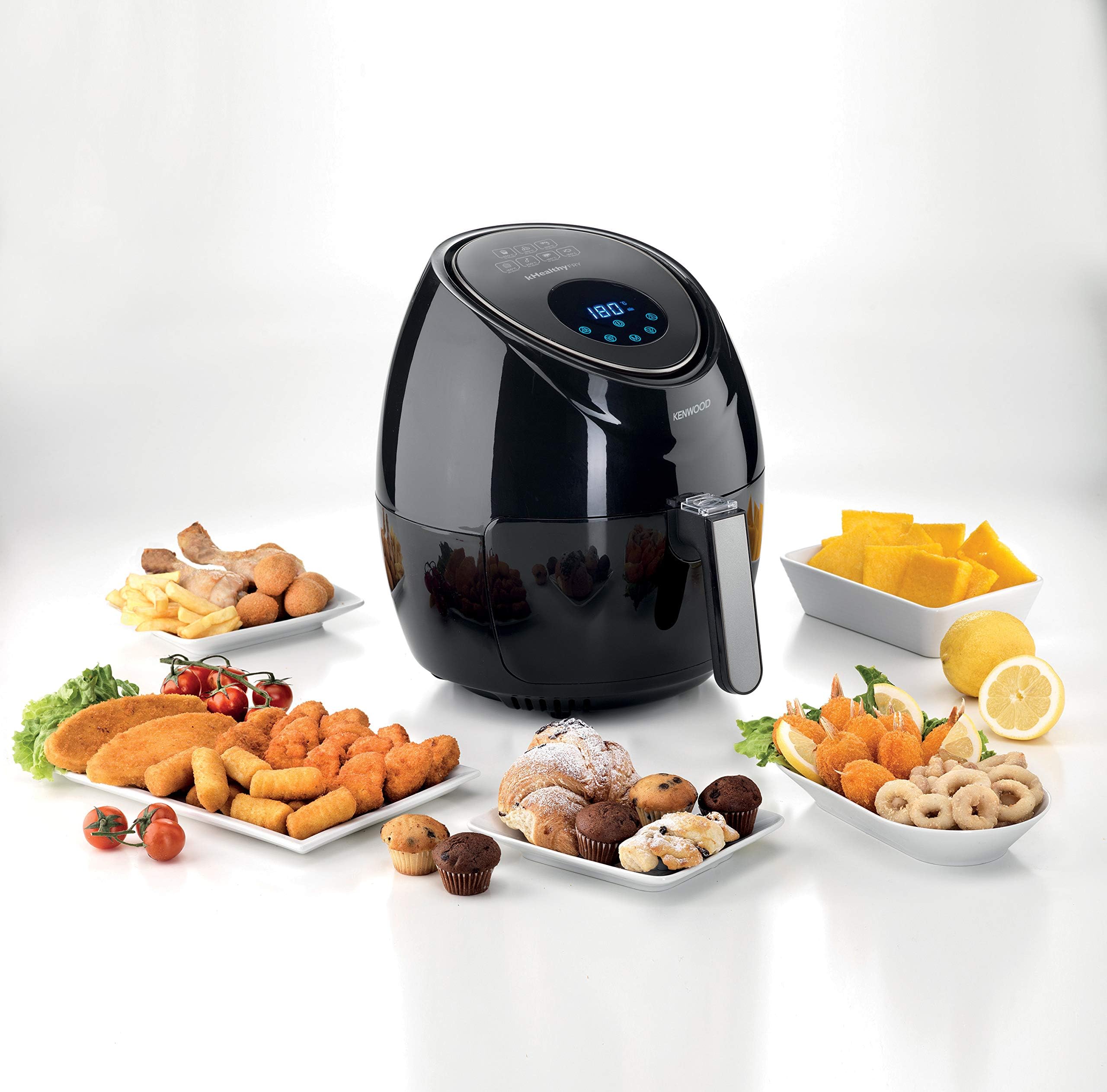 KENWOOD Digital Air Fryer 1.7KG 3.8L XL Capacity 1500W with Recipe Book كينوود مقلاة هوائية رقمية 1.7 كجم 3.8 لتر XL سعة 1500 واط مع كتاب وصفات KENWOOD Digital Air Fryer 1.7KG 3.8L XL Capacity 1500W with Recipe Book كينوود مقلاة هوائية رقمية 1.7 كجم 3.8 لتر XL سعة 1500 واط مع كتاب وصفات
